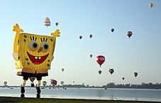 SpongeBob hot air balloon
