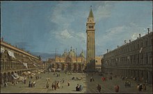 คลอง Giovanni Antonio il Canaletto - Piazza San Marco - WGA03883.jpg