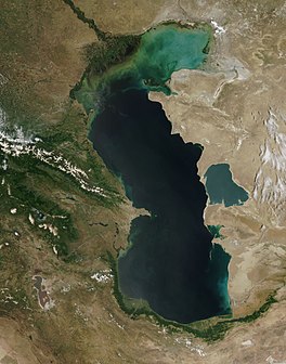 Kaspiese See vanaf orbit.jpg