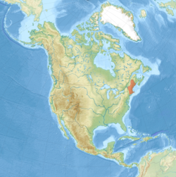 Plek van Nieu-Engeland in Noord-Amerika