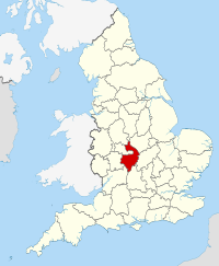 Warwickshire bên trong nước Anh