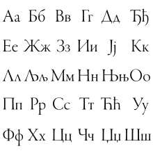 เซอร์เบีย Cyrilic alphabet.svg