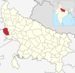 India Uttar Pradesh districts 2012 Mathura.svg