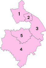 เขต Warwickshire ที่มีหมายเลข svg