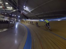 File:Indoor cycling on the velodrome of Alkmaar, Netherlands. W. Gopro hero3 black.webm