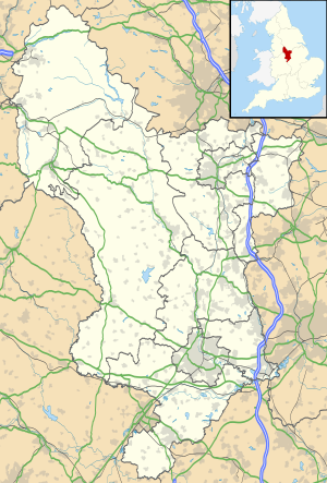 Derbyshire is located in Derbyshire