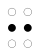 ⠒ (braille pattern dots-25)