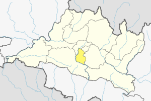 Ubicación del distrito en la provincia