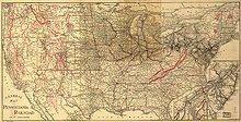 Map of Pennsylvania Railroad, 1893