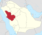Al Madinah in Saudi Arabia.svg