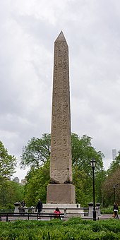 An obelisk named Cleopatra's Needle
