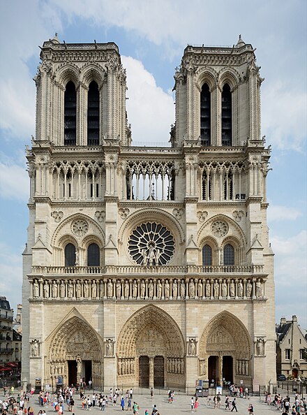 Catedrales e iglesias góticas NombreyGótico temprano - Francia (mediados  del siglo XII)