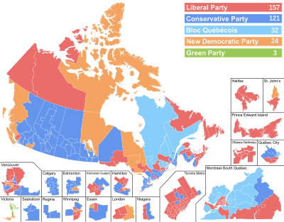 2019 캐나다 선거 결과지도 (단순) .svg