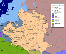 เครือจักรภพโปแลนด์-ลิทัวเนียใน พ.ศ. 2315.PNG
