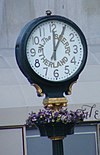 Sidewalk Clock at 783 5th Avenue, Manhattan