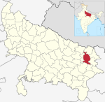 India Uttar Pradesh districts 2012 Gorakhpur.svg