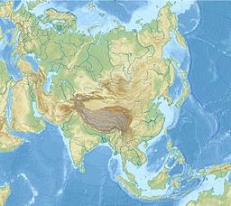 Ligging van die Kaspiese See in die wêreld