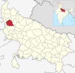 India Uttar Pradesh districts 2012 Bulandshahr.svg
