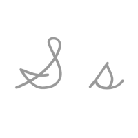 S en forma de escritura cursiva