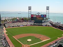 An image of Oracle Park, a baseball field