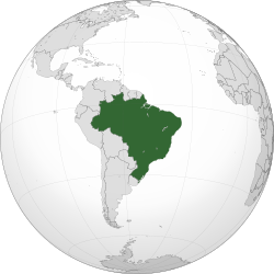 Ligging van Brasilië
