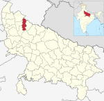 India Uttar Pradesh districts 2012 Moradabad.svg