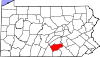 State map highlighting Cumberland County
