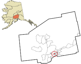 Matanuska-Susitna Borough और अलास्का राज्य में स्थान।