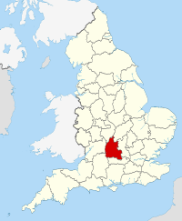 แผนที่ของ Oxfordshire.