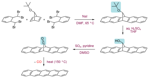 Pentacene synthesis