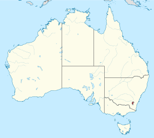 موقع ACT في أستراليا