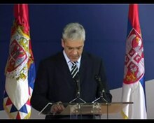 File:Address of Serbian President Boris Tadić on the preliminary results of the Montenegrin referendum (2006).ogv