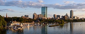 Boston-skyline vanaf Charles River