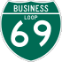 Marcador de Business Loop Interstate 69