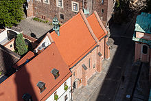 Church of Saint Giles seen from above