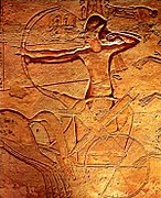 Ramses II at Kadesh.jpg