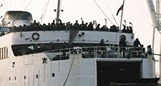 JNA personnel on ship