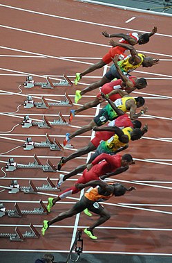 2012 년 런던 올림픽 100m 최종 start.jpg
