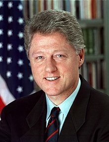 Bill Clinton's official portrait, 1993
