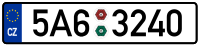 Czech license plate.svg