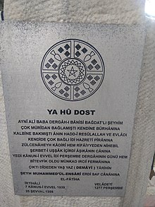 Grave of Shaykh Muhammad Ansari in Istanbul, Turkey