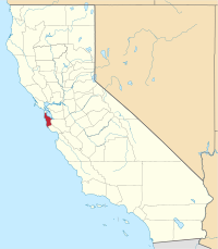 สถานที่ตั้งในรัฐแคลิฟอร์เนีย