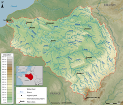 แผนที่ภูมิประเทศของลุ่มน้ำแซน (png ภาษาอังกฤษ) .png