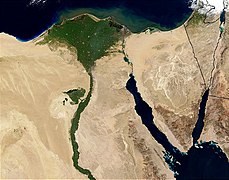 Río Nilo y delta desde orbit.jpg