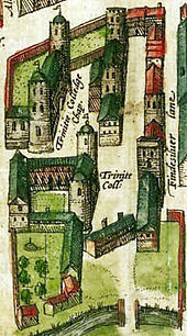 Detail of 1575 map