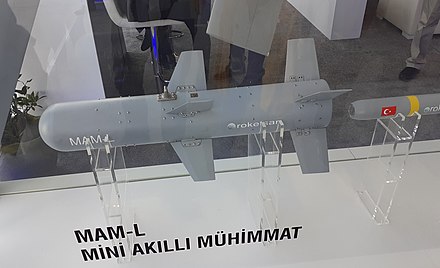 Roketsan MAM-L Mini Akıllı Mühimmat, Teknofest 2019.jpg
