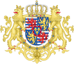 Coat of Arms of Grand Duke of Luxembourg (Golden Fleece Variant).svg