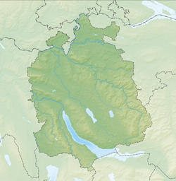 Zurique está localizado no cantão de Zurique