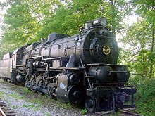 PRR steam locomotive I1sa, number 4483, on display