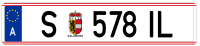 Austrian license plate.svg